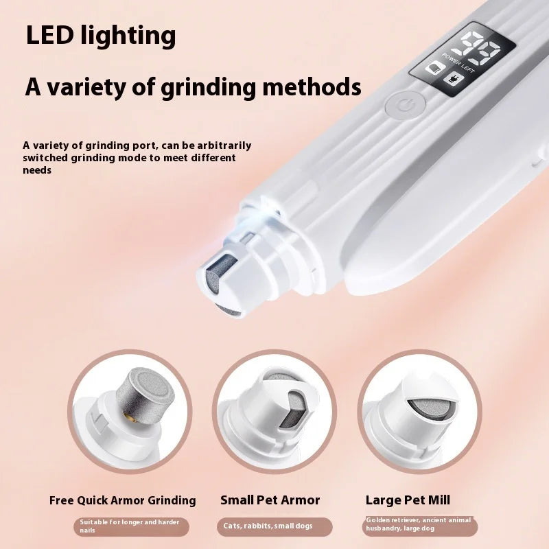 MudPaws Nail Grinder charging