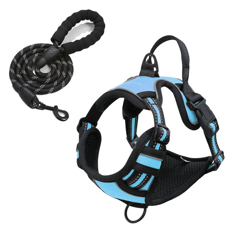MudPaws No-Pull Dog Harness - Blue