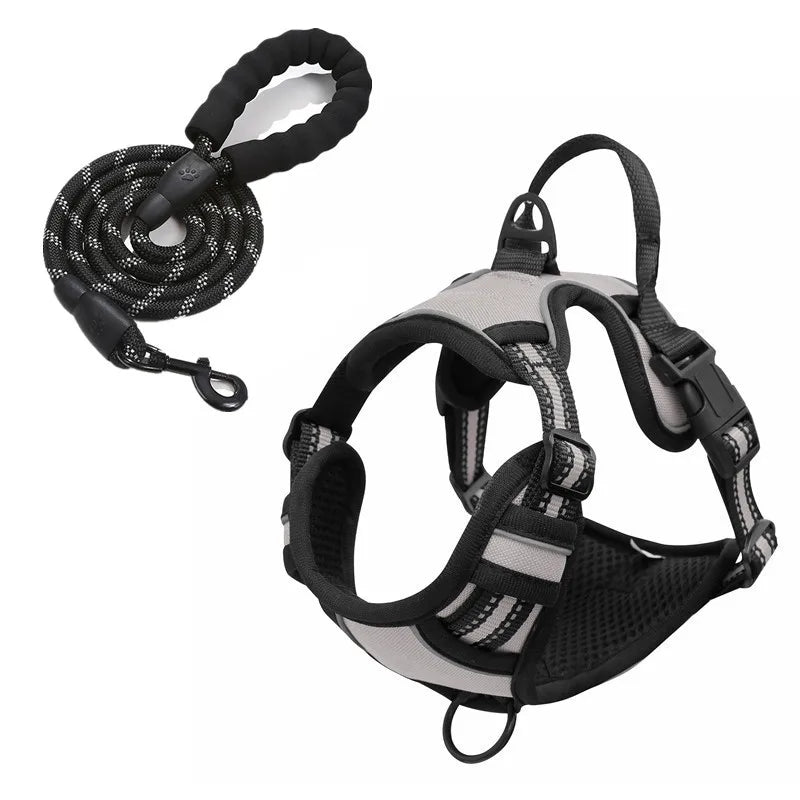 MudPaws No-Pull Dog Harness - Gray