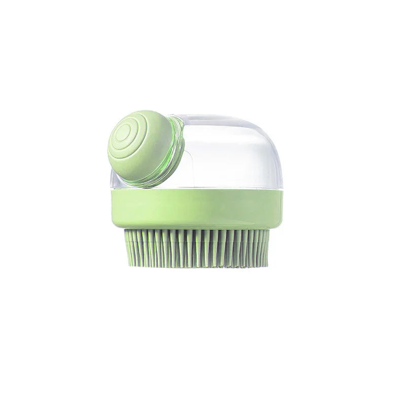 MudPaws Silicone Bath Brush in green
