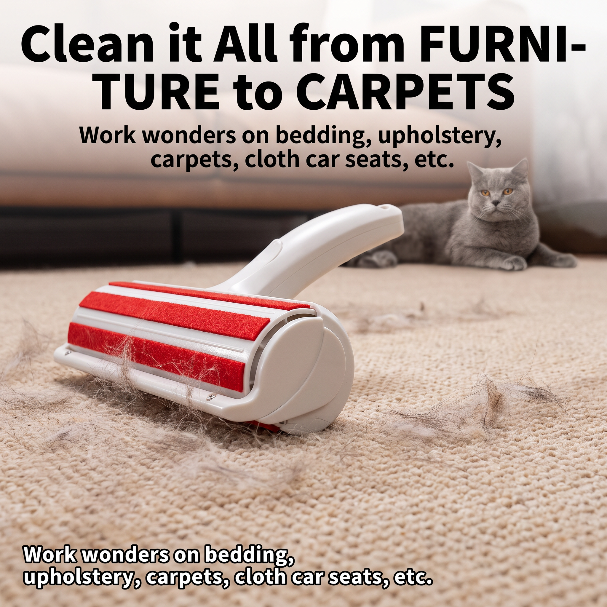 MudPaws™ Reusable Pet Hair Roller