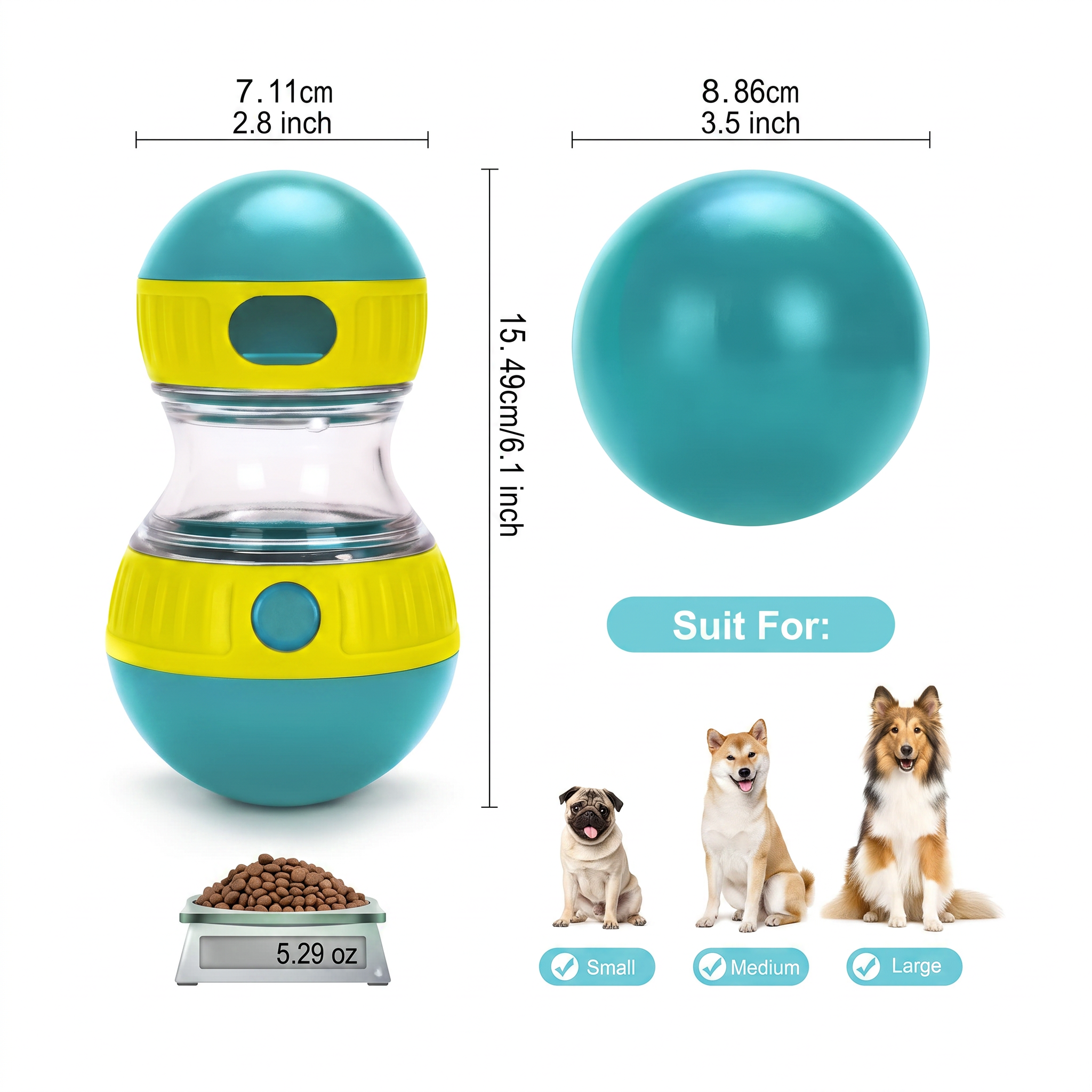 MudPaws™ Interactive Treat Dispenser Ball