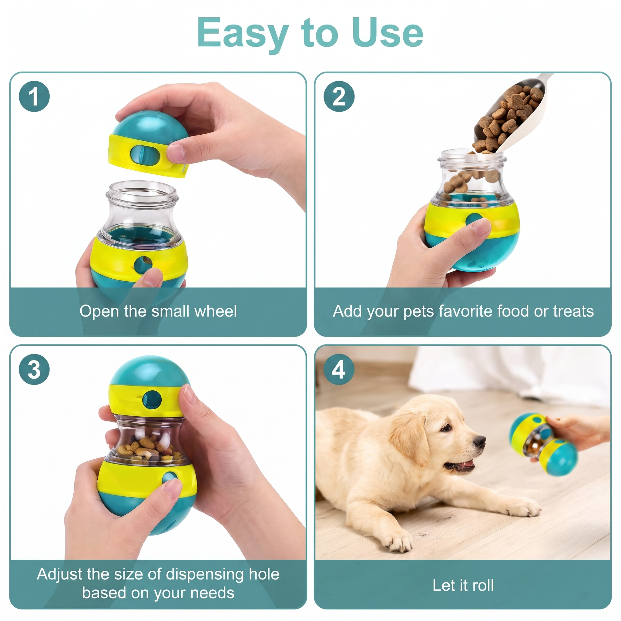 MudPaws™ Interactive Treat Dispenser Ball